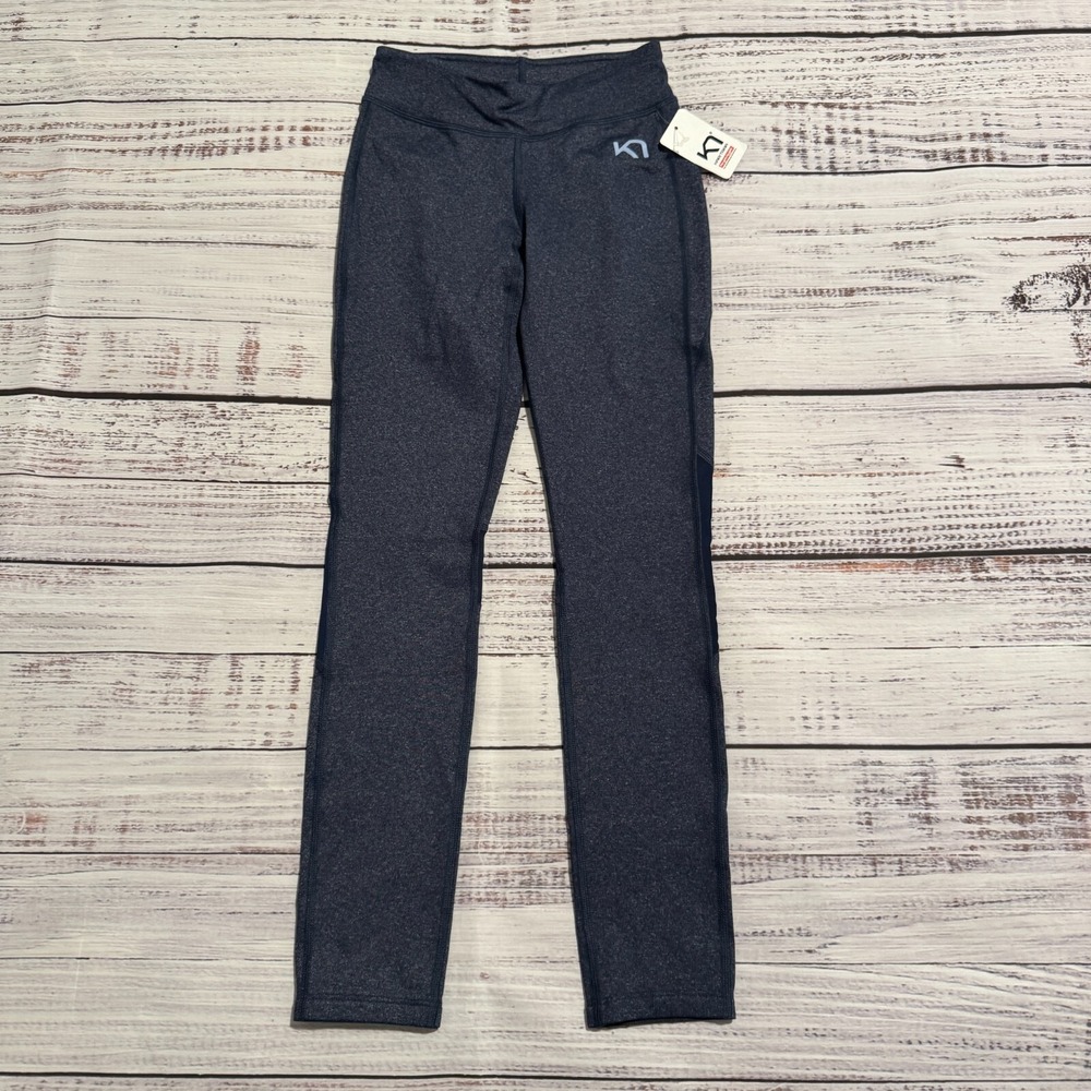 NWT Kari Traa Julie Tights Athletic Blue Women's Size XS‎